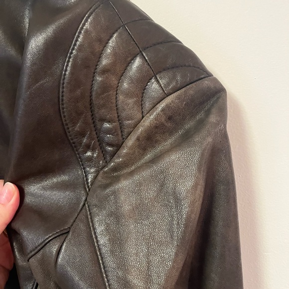 Anne Taylor Lamb Leather Jacket - Picture 6 of 6
